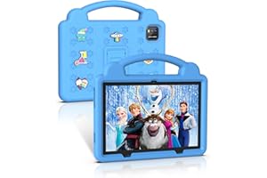 BAKEN 10 Inch Tablet Android 14 Tablets, 6GB RAM + 64GB ROM, 1TB Expansion, 6000mAh Long Battery Life,Quad Core, 5G WIFI, 2MP + 8MP Dual Camera, Bluetooth, IPS Screen, GMS, Tablet Case(Blue)