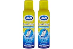 Scholl Déodorant Chaussures Anti-Odeurs 150 ml - Lot de 2