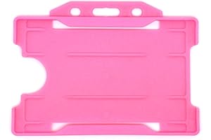 ALG ID Cards - Single Identity Card Pass Badge Holder (Pink)