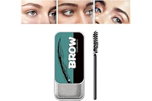 Tongyend Eyebrow Gel Clear Brow Soap Kit, Waterproof Eyebrow Wax Brows Shaping Cream, Long Lasting for Natural Brows Shaping Defining, Feathery Eyebrow Pomade Makeup Balm