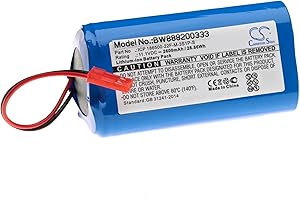 vhbw Batería Compatible con Electropan Ilive V3s, V5, V5s Robot Limpieza (2600 mAh, 11,1 V, Li-Ion)