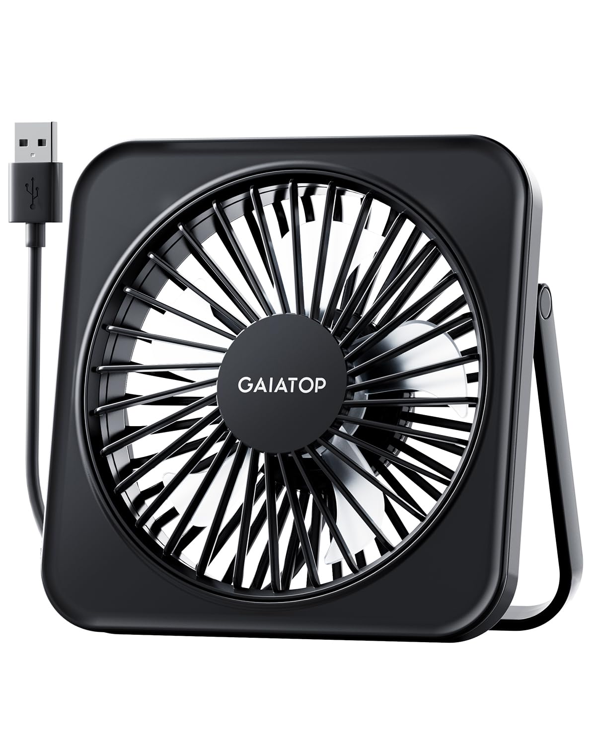 Unleash Cool Breezes Anywhere with Gaiatop USB Desk Fan: A Small, Powerful, and Quiet Personal Cooling Fan