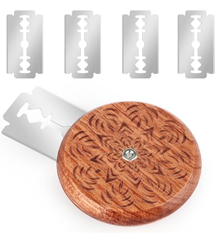 Tagliapasta Per Pane Con 5 Lame - Design Push-Pull E Magnetico, Per Lievitazione Naturale (Blu) - Foto 7