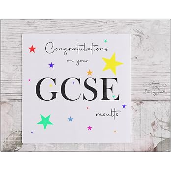 GCSE results card, congratulations on your GCSEs, well done, you did it, class of 2026, congrats, celebration card - View 6