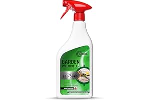 WeedKil Glyphosate Free Weed Killer 1 Litre - Harmless To Children & Pets Once Dry | Fast Acting Organic, Natural Ingredients | Effective Within 24 Hours, All Year Round | Ready To Use Spray Bottle