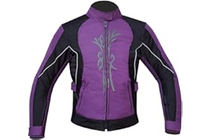 MODERNAGE Women's Motorcycle Jacket For Women | CE Armored | Rain Waterproof Biker Moto Riding Ladies Motorbike Jackets