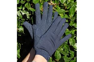 WILLIAM HUNTER EQUESTRIAN Rhinegold Cotton Pimple Palm Gloves