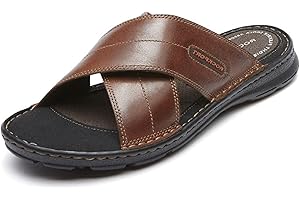 Rockport Men's Darwyn Xband Slide Sandal, US