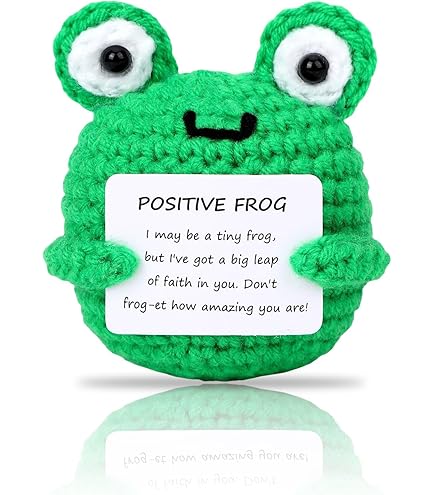 TOYMIS Crochet Corgi Positif, Crochet Soutien Émotionnel Chien Positif Pour Cadeau Inspirant Maison Bureau Décoration Mère Remise De Diplôme Cadeau