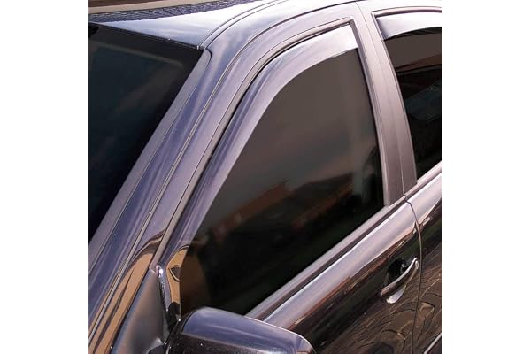 ClimAir Déflecteurs latéraux Noir compatible avec Mercedes GLA (H247) 2020- & EQA (H243) 2021-