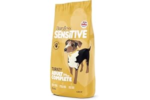 Burgess Sensitive Dry Dog Food Turkey, 12.5 kg