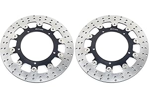 TARAZON 2 Discos de Freno Delantero para Yamaha YZF R6 2003 2004, MT03 660 2006-2011,FZ6 FAZER S2 600 2007 2008, XJ6 DIVERSION