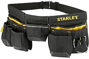 Stanley 1-96-178 - Cinturón para Herramientas, Negro/ Amarillo