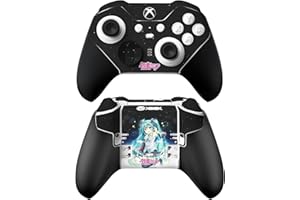 Head Case Designs Offizielle Hatsune Miku Nachthimmel Grafiken Vinyl Haut Gaming Aufkleber Abziehbild Abdeckung kompatibel mit Xbox Series X & S Elite Wireless Controller Series 2