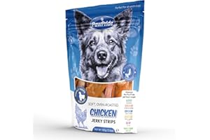 PAWPRIDE Dog Treats | Puppy Treats | Premium Dog Chews | Puppy Chews | Chews for Dogs | Meaty Dog Treats | High Protein | Oven-Roasted | Chicken Jerky Strips