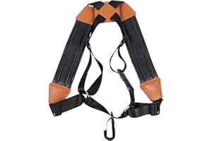 ERINGOGO Sangle De Saxophone Ceinture Enfants Harnais De Cou Saxophone Harnais Tour De Cou Saxophone De Cou Sax Alto Tour De Cou Clarinette Harnais De Saxophone Cuir Col Étudiant Épaules