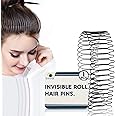 Sanas 2 Pcs Hair Styling Tool Accessories Roll Curve Clip Pins Invisible Fringe Hair Comb Clips Black Inserted Hairpins Hairgrips Barrette – 2 Pc