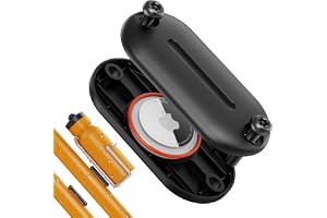 för Apple Airtag cykelfäste, vattentät Airtag-hållare för cykel, dold under flaskhållaren, förlängda M5 svarta säkerhetsskruv