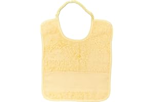 Woolove - Ensemble de maternelle personnalisé avec le nom de votre petite fille ou de votre enfant | Bavoir maternelle avec élastique | En éponge de coton | Idée cadeau pratique