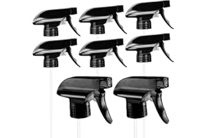 BDBFPAN 8 Stück Sprühkopf,Sprühkopf Spraydose Sprühaufsatz Sprühkopf für Flaschen Sprühaufsatz für Flaschen Universal Sprühkopf für Flaschen Anwendbar Auf Flaschenersatzsprühkopf (Schwarz)