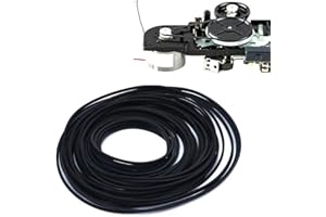 QEEROYO Mix Gummi Riemenscheibe Antriebsriemen, 50 Stück Flacher Gummiriemen, Mix Cassette Tape, Mix Cassette Tape Machine Belt, Cassette Tape Belt,Gemeinsame Flache Gummiriemen