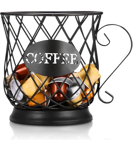 QUTHZZHY Tassenhalter Baum Holz Schwarz - Becherregal Für 6 Tassen Küchenorganizer