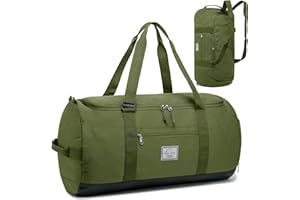 TAIHOYIN Bolsa de deporte para hombre, grande, 60 L, bolsa de viaje, bolsa de deporte, mochila con compartimento para zapatos, bolsa de entrenamiento para mujer, verde, (60L) DE, Deportes, viajes, fitness,