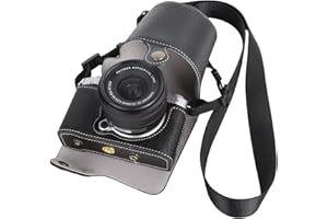 VOVMOEYA Futerał ochronny na aparat Fujifilm X-M5 półobudowa z przednią pokrywą i paskiem na ramię