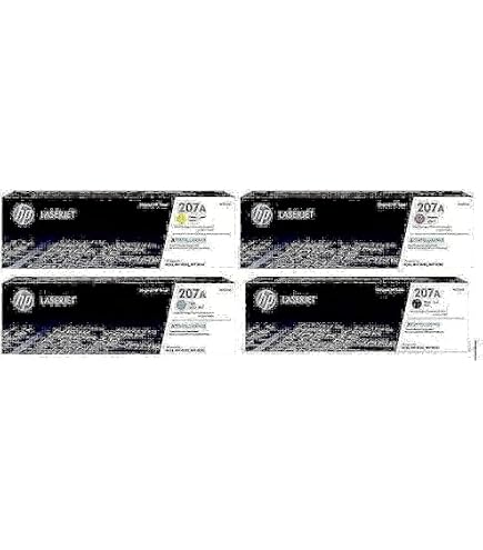5 Pack Toner für HP 207A Color LaserJet Pro M255dw MFP M283fdw M283fdn No Chip e 5 Pack Toner für HP 207A Color LaserJet Pro M255dw MFP M283fdw M283fdn No Chip e