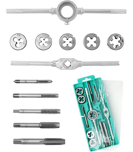 Set Maschi E Filiere GSR 32 Pezzi HSS - Kit Professionale Per Filettatura Metrica M3-M12 - Foto 2