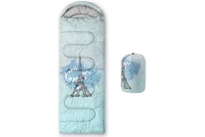 HOSIMA Saco de dormir con balón de fútbol para clima frío para adultos, niñas y niños, impermeable, para hombre, cálido, camping, senderismo, al aire libre, viajes, caza, saco de compresión