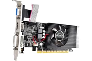 YIWENG Scheda grafica GT730 4 GB/GDDR3/128 bit di memoria Frequenza core 700 MHz compatibile con porte VGA+DVI+HDMI per giochi da ufficio,Scheda grafica