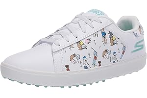 Skechers Women's Go Drive Dogs at Play Spikeless Golf Shoe