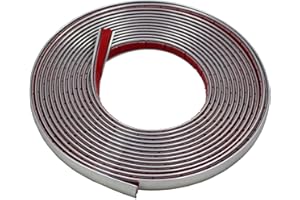 Lumonic listwa chromowa samoprzylepna 12mm x 5m I chromowane wykonczenie do samochodów osobowych, ciezarowych itp. I Listwa chromowa 12mm, listwa chro