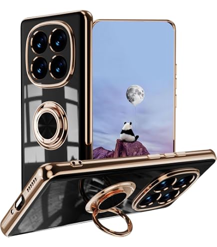 Oududianzi Cover per Xiaomi Redmi Note 14 5G con 1 Pezzi Vetro Temperato, Protezione Fotocamera,360° Supporto per Anello,Silicone Liquido Custodia, Blu