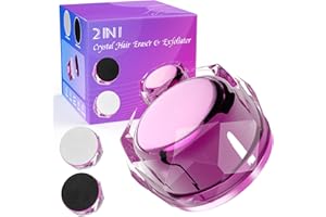 ALASMOYER Neuer 2-in-1-Nano Haarentferner, Glatt und Poliertein 2 Oberflächen Unisex-Crystal Hair Remover, Schmerzfreier Und Wiederverwendbarer Kristall Haarentferner, MaßGeschneidert FüR Seidig Glatte Haut