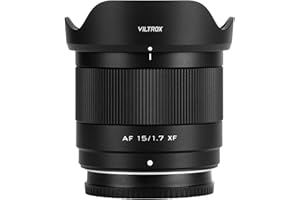 VILTROX 15mm F1.7 Fuji, AF 15mm f1.7 Grande Apertura Autofocus Obiettivo per Attacco Fuji X, APS-C compatibile con Fujifilm X-T3 X-T4 X-T20 X-T30 X-T100 X-H2 X-H2S X-T5 X-T50 X-S20 X-M5