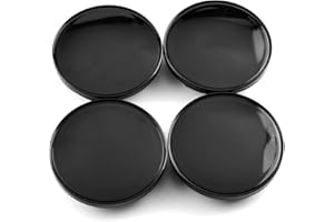 ‎RHINOTUNING Rhinotuning 4 Stück Satz 70.6 mm Nabenkappen Radnabenabdeckungen Nabenkappen Radnabenabdeckungen Kompatibel mit RK,RX,RW,RM,CH,RT,LM für 09.24.467 70.6mm ID 60.6mm (schwarz)