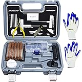 60 tlg. Profi Reifen-Reparatur-Set I Pannenset PKW - LKW - Motorrad - Bagger - QUAD - ATVs - Traktor - Auto I Reifen-Flick-Se