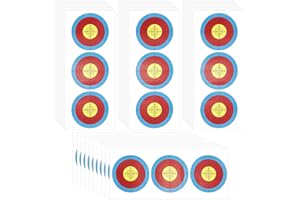 NBEADS 40 Pcs Cible en Papier, Accessoires D'Entraînement à la Cible de Tir à l'arc 3 Cible Verticale de Tir à l'arc Spot Cibles d'arc pour la Chasse Compétition de Tir à l'arc, 60×25cm