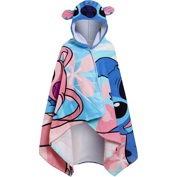Poncho De Bain à Capuche Miraculous Officiel - 55x100 Cm Microfibre Doux Enfant