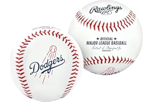 Rawlings MLB Los Angeles Dodgers Team Logo Baseball, biały, 1