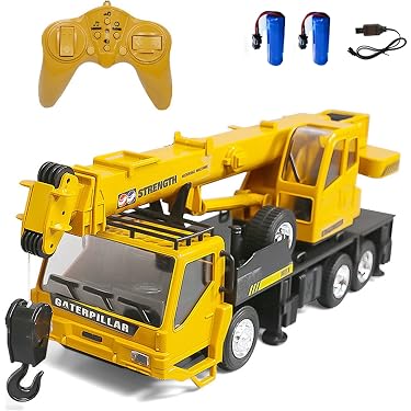 Set Costruzioni Gru A Torre In Legno Per Bambini 3+ Anni - Con Veicoli Magnetici, Mini Figure E Accessori
