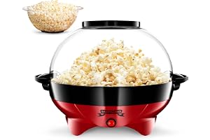 Gadgy Retro Popcornmaskin 5 L 800W med Non-Stick Beläggning