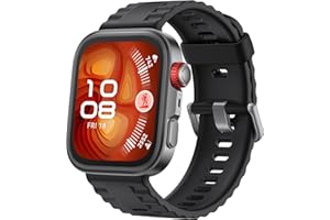 HUAWEI Watch FIT 4 Pro Smartwatch, Sports Fitness Tracker, GPS, 5ATM Wasserdicht, EKG, Bis zu 10 Tage Akku, Android™ & iOS Kompatibel, +6 Monate erweiterte Garantie, Schwarz