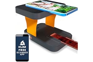 ‎KLIM KLIM K2 Mobile Film Scanner 35mm - Positiv- & Negativ- Dia Scanner - Fotoscanner zum digitalisieren - Diascanner - Deine eigene Entwicklungsstation zu Hause - Dias selbst digitalisieren