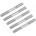 sourcing map Double Ended Stud Screws (M8 Thread 80mm Length) 5pcs, 304 Stainless Steel Dual Threaded Rod Bolts - for House Maintenance