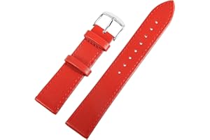 Excellanc-Uhrenarmband Ersatz Leder glatt Dornschließe Breite 10-26 mm