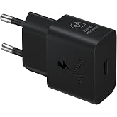 Samsung Hızlı şarj adapt&ouml;r&uuml;, enerji tasarruflu şarj cihazı, USB-C veri kablosu, 25 Watt, siyah, EP-T2510X
