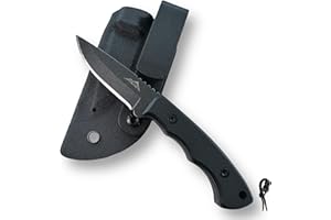 SK Wild Ones® Outdoor Messer Survival - Jagdmesser Feststehende Klinge - Survival Messer Outdoor Mit G10 Handhaben - EDC-Messer Outdoormesser Feststehend - Aus 420 HC Edelstahl Neck Knife Lorni